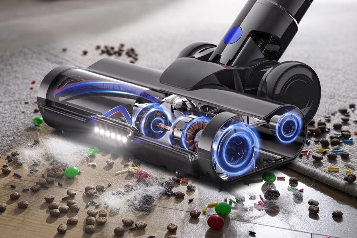 Cordless vacuum smart tech